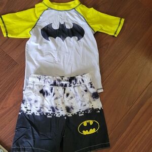 Swimsuit Trunks And Swim Shirt